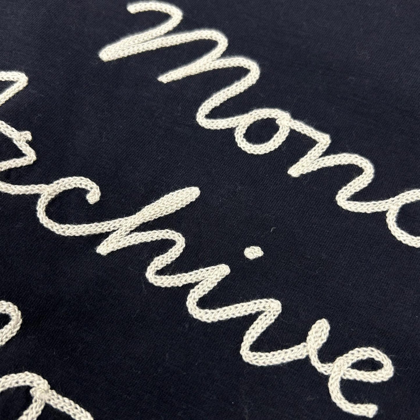 MONCLER モンクレール 【24年製】J20918D00015 LS T-SHIRT ロゴ刺繍 長袖Tシャツ トップス