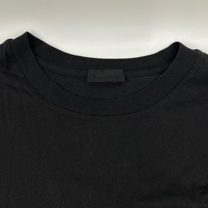 MONCLER モンクレール 23年製 LS TーSHIRT J20918D00005 ブラック バックロゴ 長袖Tシャツ トップス