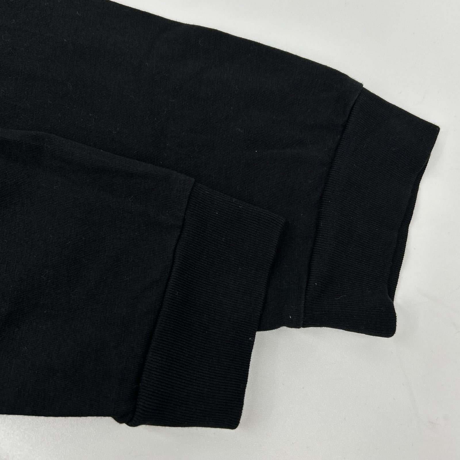 MONCLER モンクレール 23年製 LS TーSHIRT J20918D00005 ブラック バックロゴ 長袖Tシャツ トップス