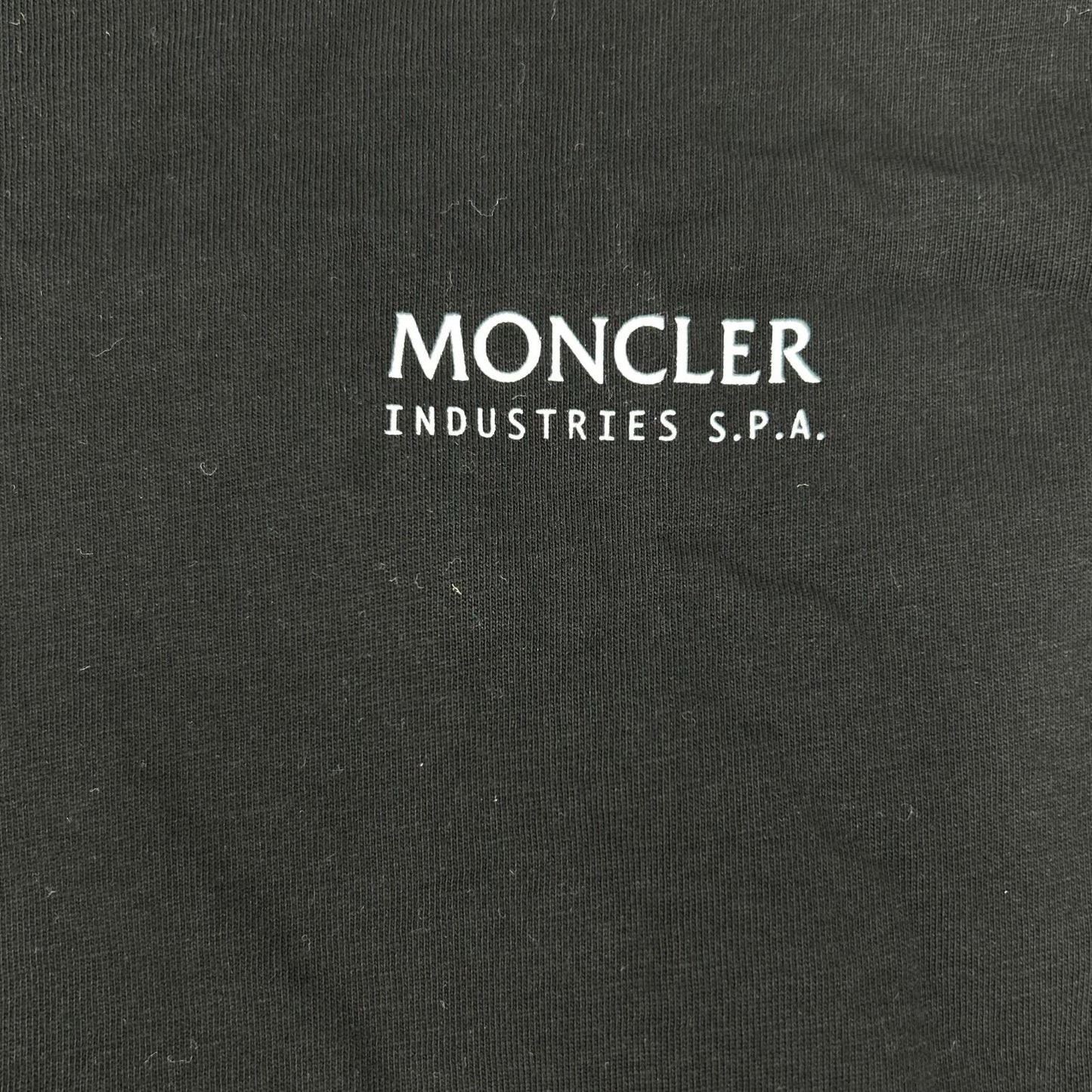 MONCLER モンクレール 23年製 LS TーSHIRT J20918D00005 ブラック バックロゴ 長袖Tシャツ トップス