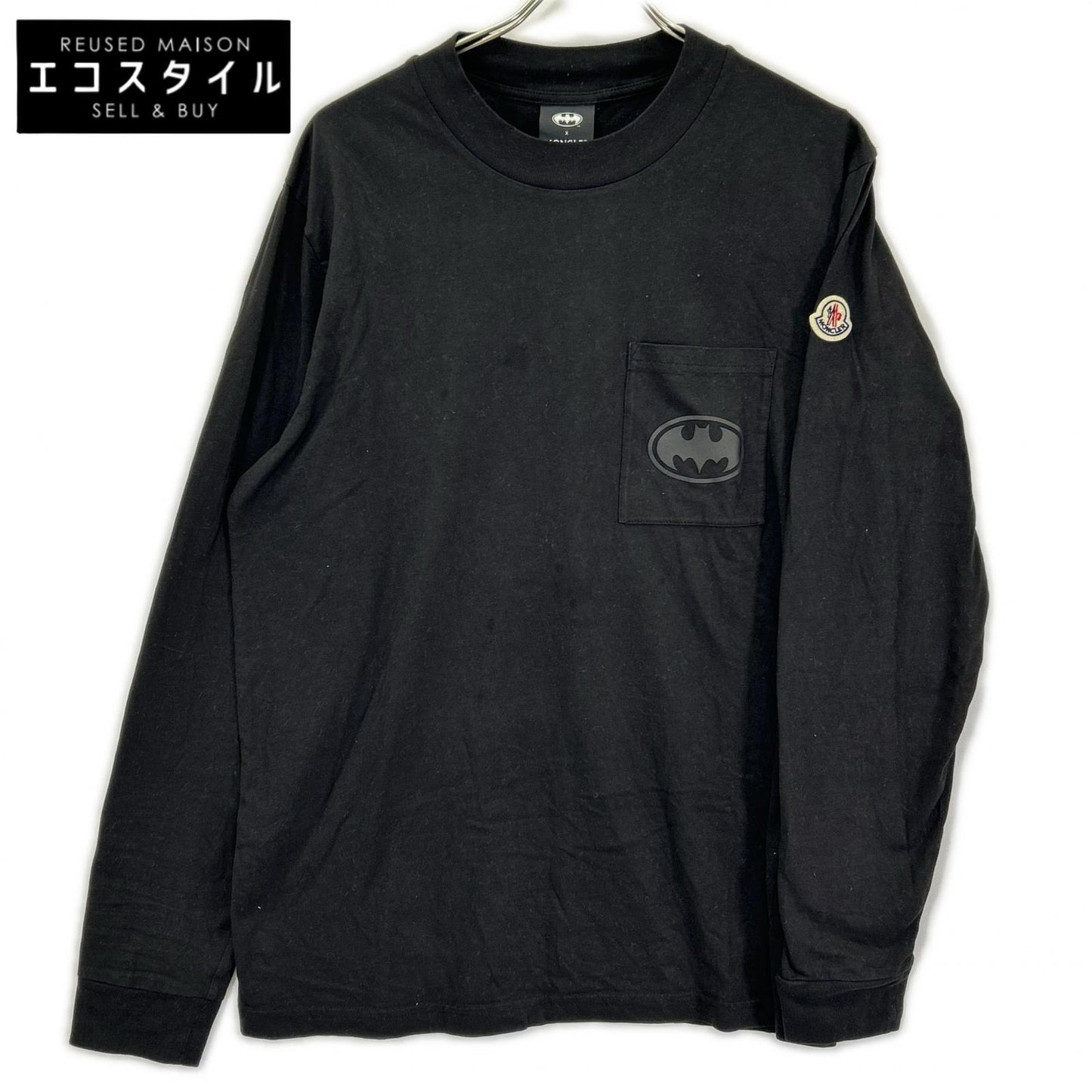 MONCLER モンクレール 【24年製】J20918D00012 LS T-SHIRT バットマン 長袖Tシャツ トップス