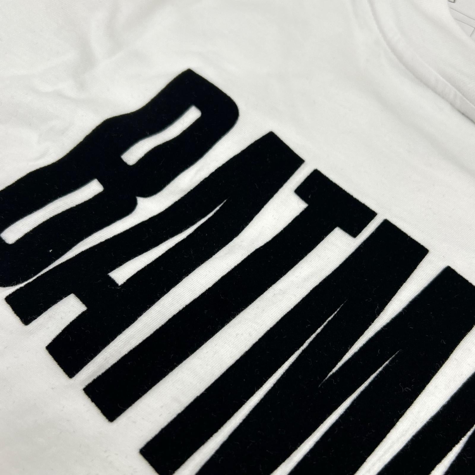 MONCLER モンクレール 24年製 LS J20918D00012 ホワイト バッドマン コットン 長袖Tシャツ トップス