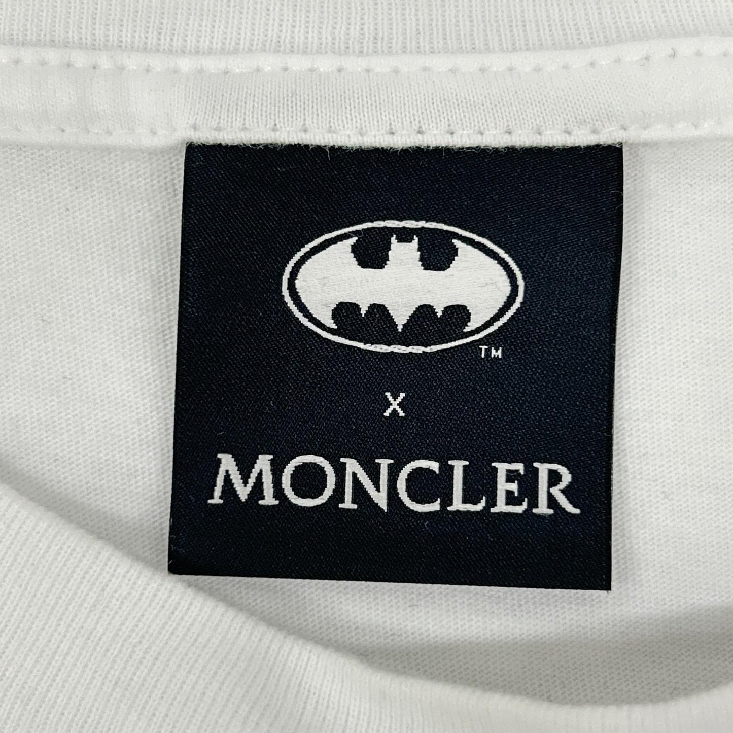 MONCLER モンクレール 24年製 LS J20918D00012 ホワイト バッドマン コットン 長袖Tシャツ トップス