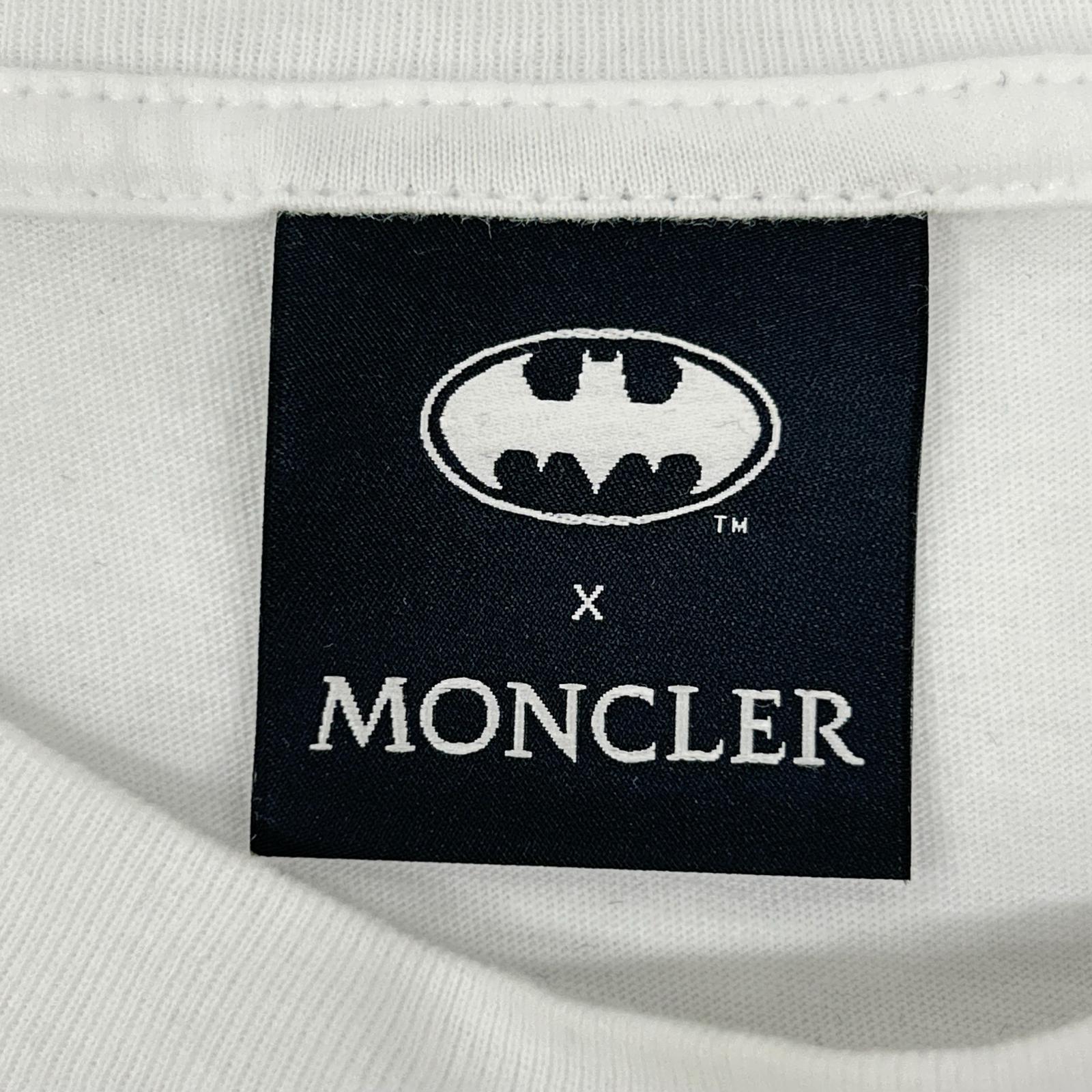 MONCLER モンクレール 24年製 LS J20918D00012 ホワイト バッドマン コットン 長袖Tシャツ トップス