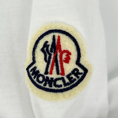 MONCLER モンクレール 24年製 LS J20918D00012 ホワイト バッドマン コットン 長袖Tシャツ トップス