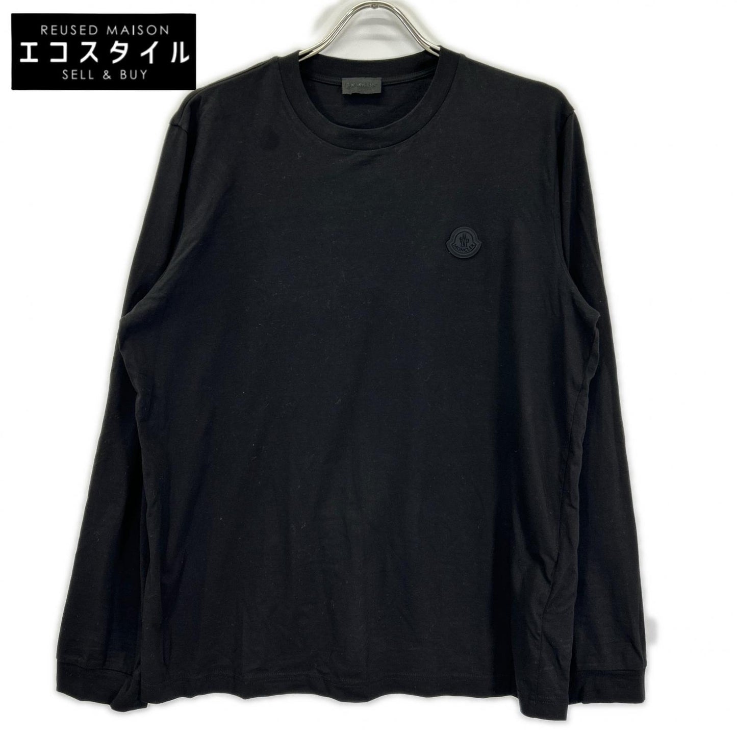 MONCLER モンクレール 【24年製】J20918D00008 LS T-SHIRT ロゴワッペン 長袖Tシャツ トップス