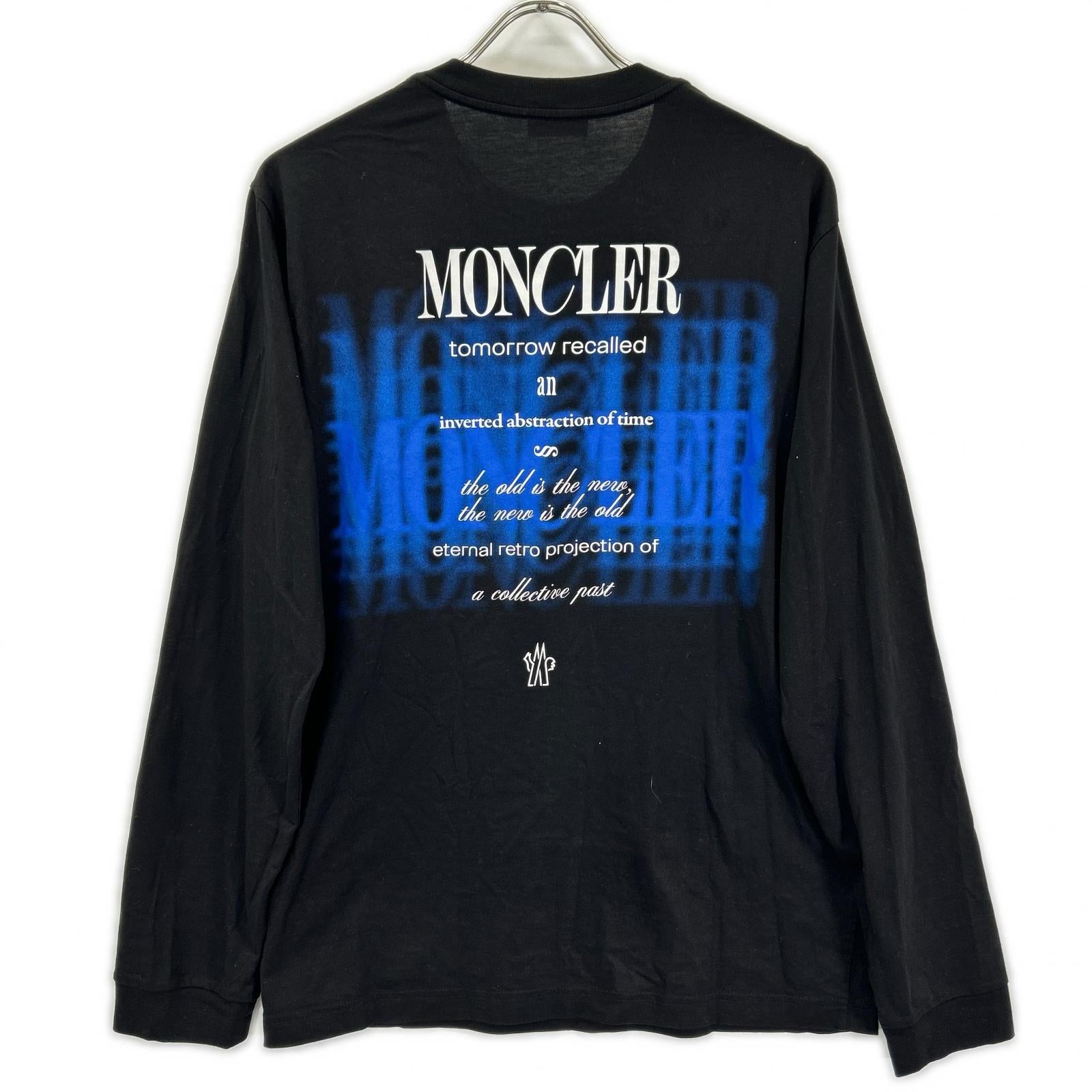 MONCLER モンクレール 【24年製】J20918D00008 LS T-SHIRT ロゴワッペン 長袖Tシャツ トップス