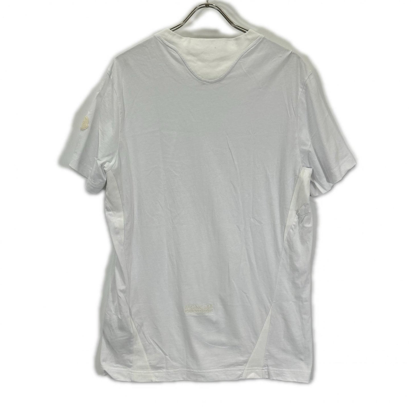 MONCLER モンクレール 23年製 I20918C00055 ホワイト フロントロゴ Tシャツ トップス