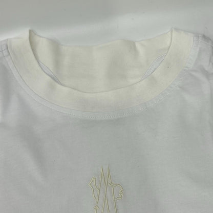 MONCLER モンクレール 23年製 I20918C00055 ホワイト フロントロゴ Tシャツ トップス