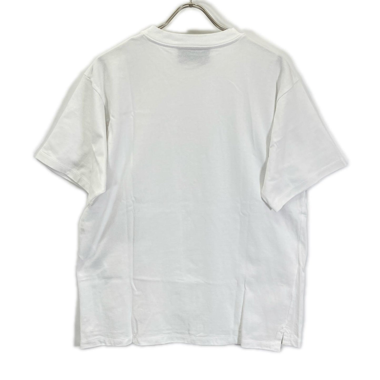 GUCCI グッチ 774580 ホワイト ロゴ刺繍 コットン Tシャツ トップス