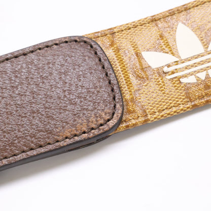 GUCCI グッチ ｘadidas アディダス 406831 GGロゴバックル トレフォイル ベルト