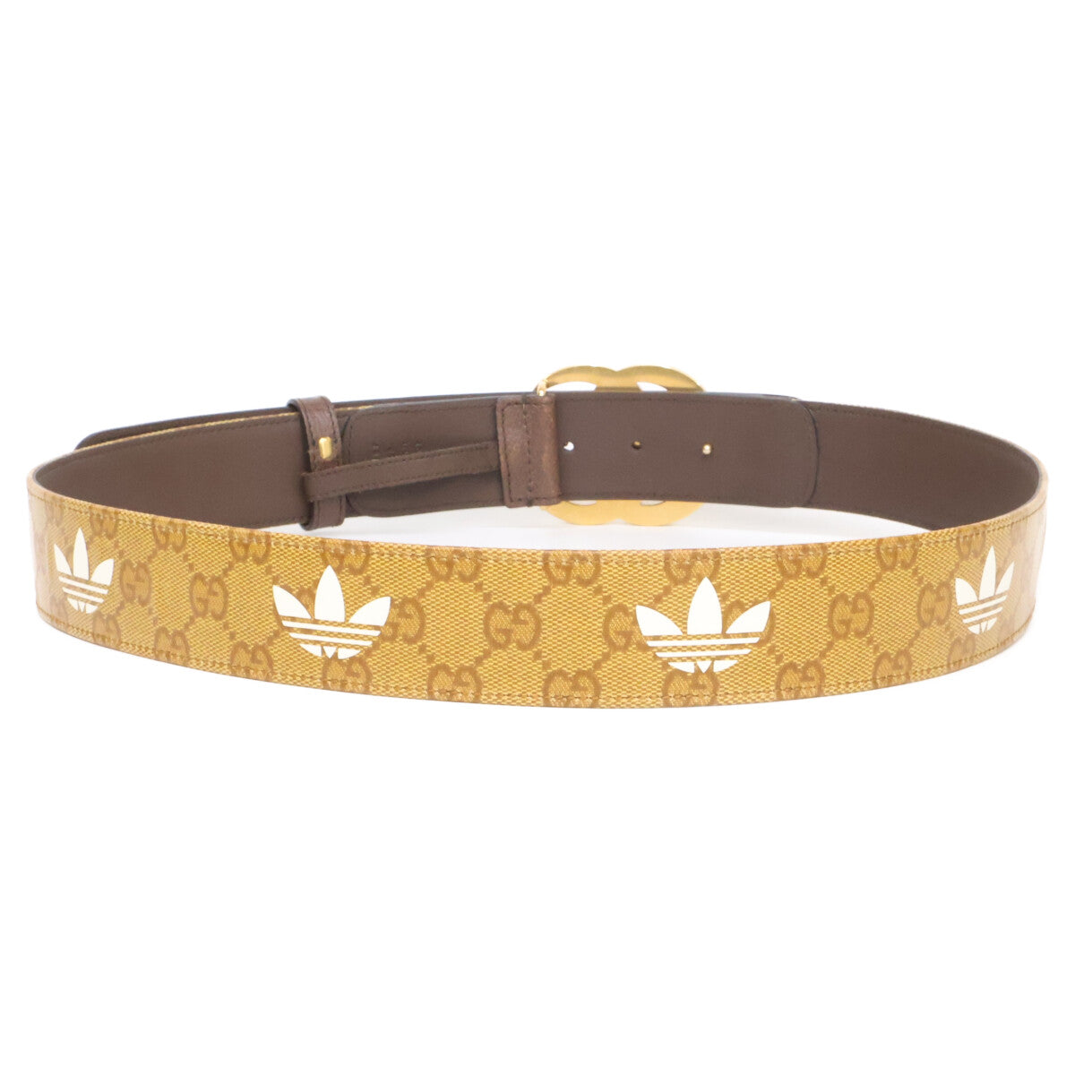 GUCCI グッチ ｘadidas アディダス 406831 GGロゴバックル トレフォイル ベルト