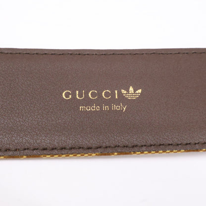 GUCCI グッチ ｘadidas アディダス 406831 GGロゴバックル トレフォイル ベルト