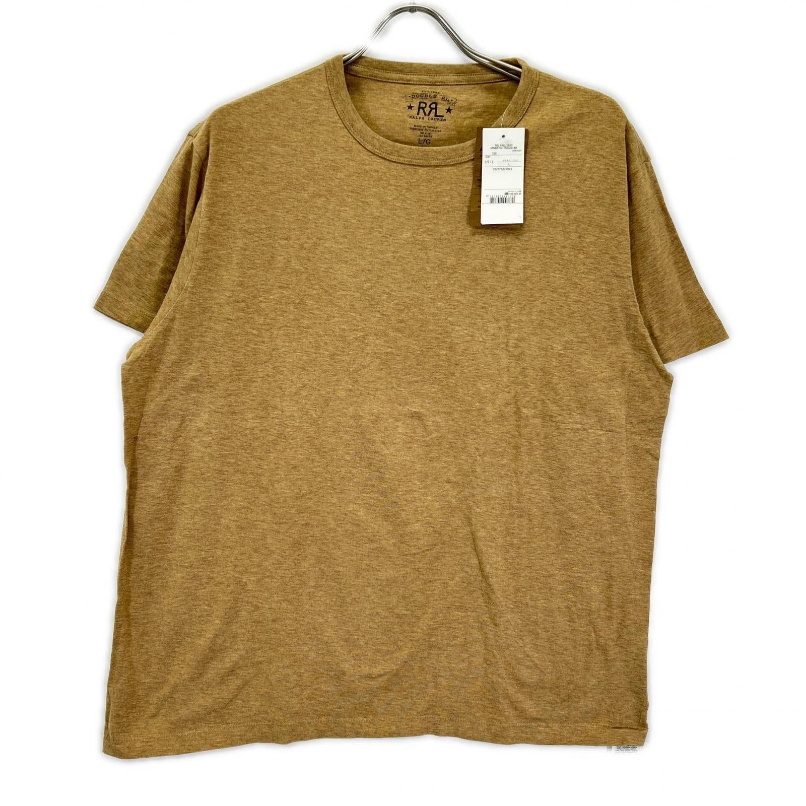 RRL ダブルアールエル 782275225013 ブラウン 半袖Tシャツ トップス