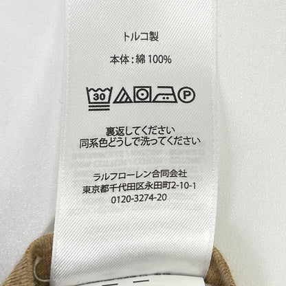 RRL ダブルアールエル 782275225013 ブラウン 半袖Tシャツ トップス