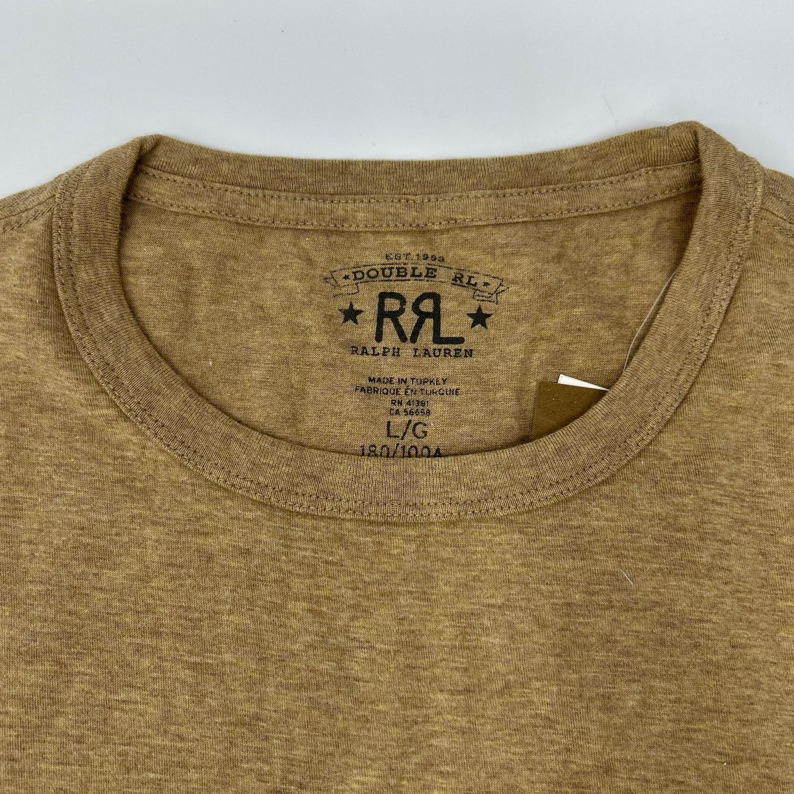 RRL ダブルアールエル 782275225013 ブラウン 半袖Tシャツ トップス