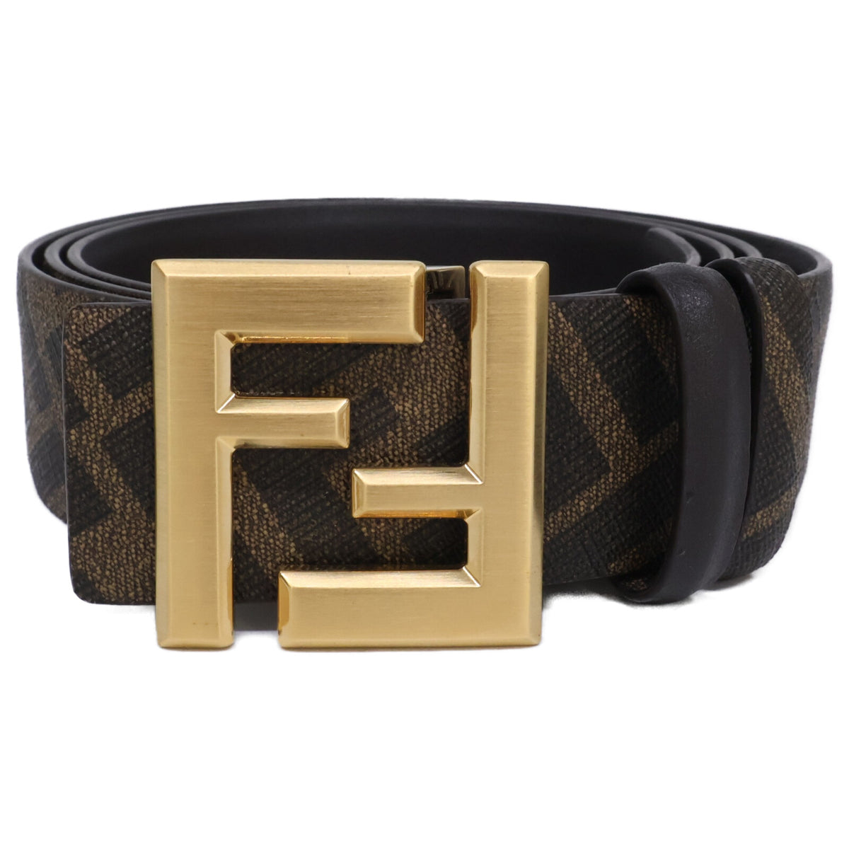 FENDI フェンディ 【新品同様】7C0424 FFスクエア リバーシブル ベルト