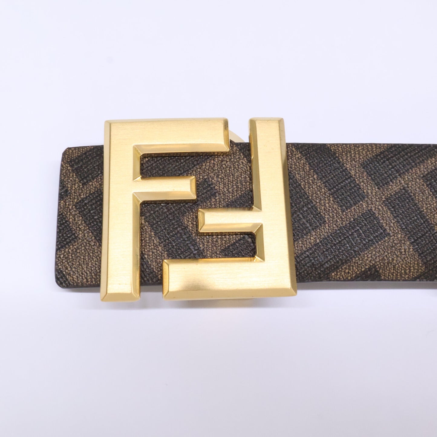 FENDI フェンディ 【新品同様】7C0424 FFスクエア リバーシブル ベルト