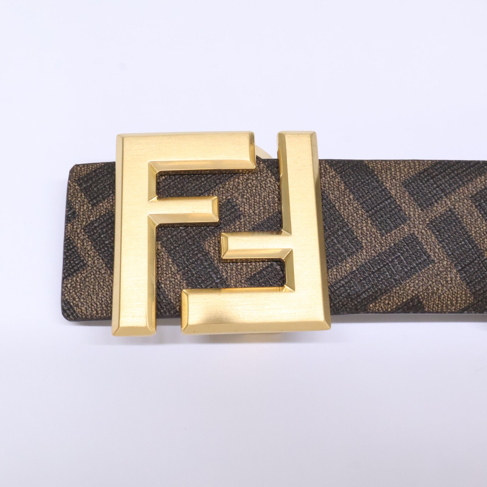 FENDI フェンディ 【新品同様】7C0424 FFスクエア リバーシブル ベルト