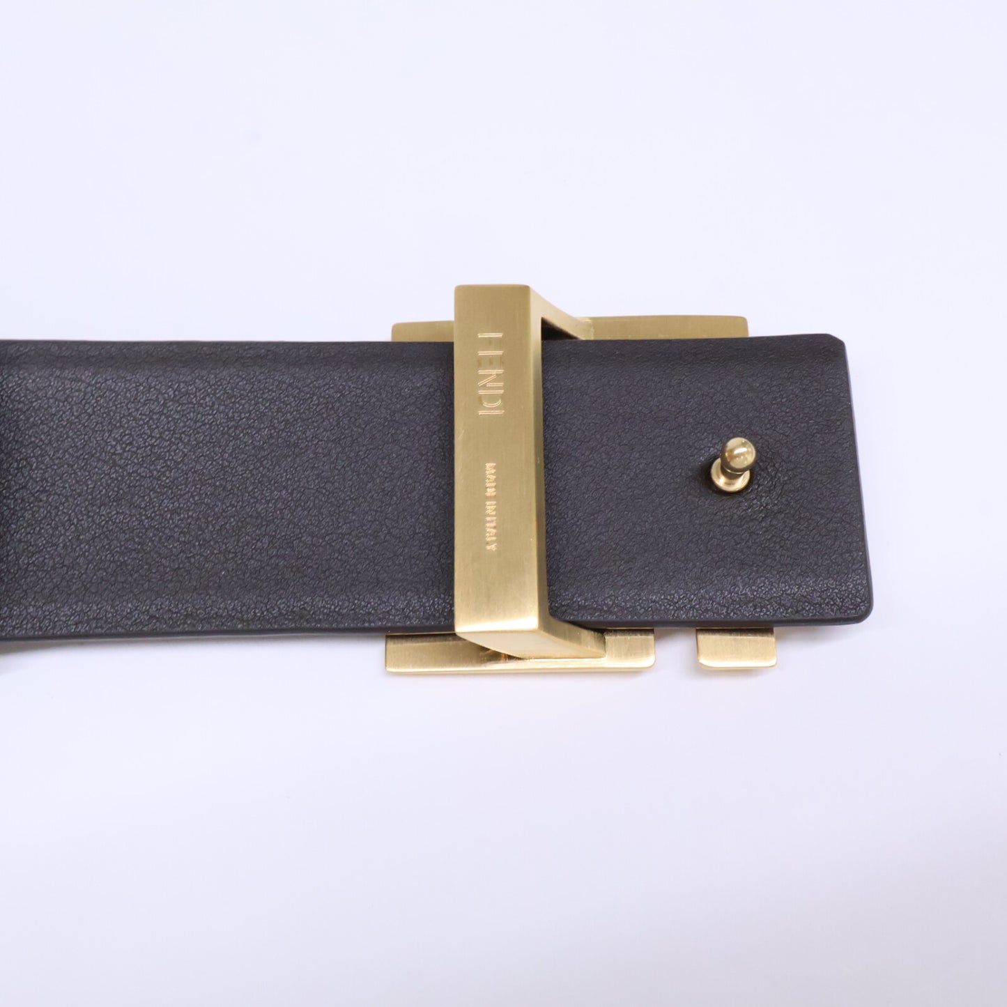 FENDI フェンディ 【新品同様】7C0424 FFスクエア リバーシブル ベルト