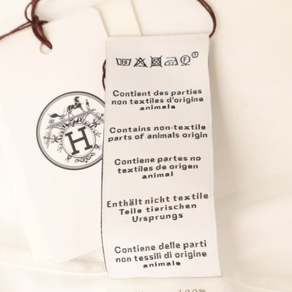 HERMES エルメス 【新品同様/国内正規】566000HC モチーフ刺繍 コットン 長袖シャツ トップス