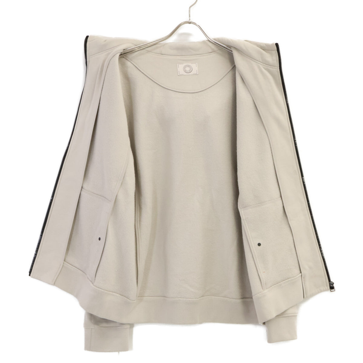 HERMES エルメス 【新品同様/国内正規】H800742E セリエボタン エルメスフィット ジップアップ パーカー トップス