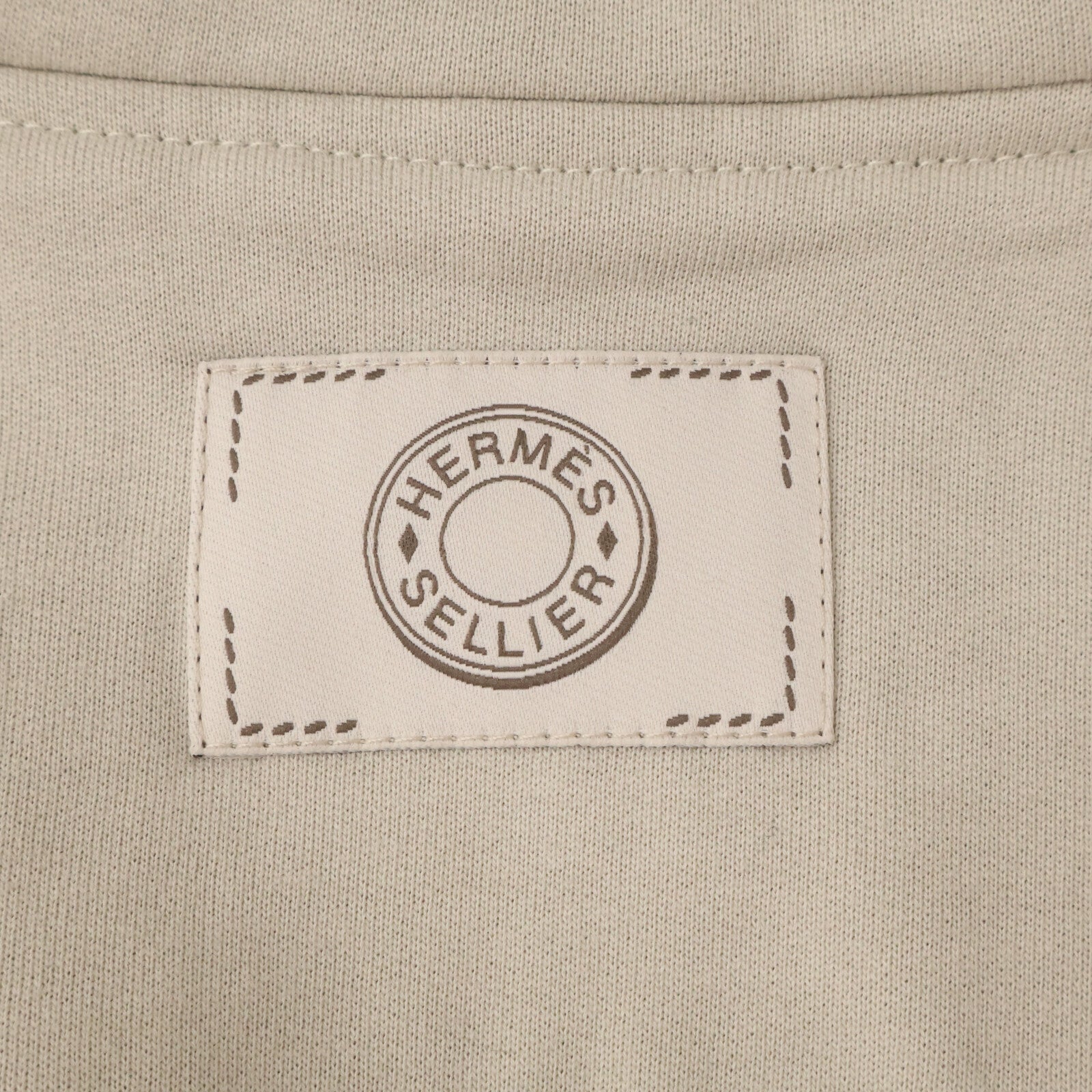 HERMES エルメス 【新品同様/国内正規】H800742E セリエボタン エルメスフィット ジップアップ パーカー トップス