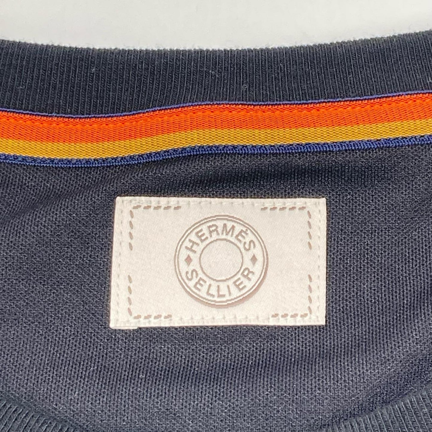HERMES エルメス H800739E ブラック トレーニング Tシャツ トップス