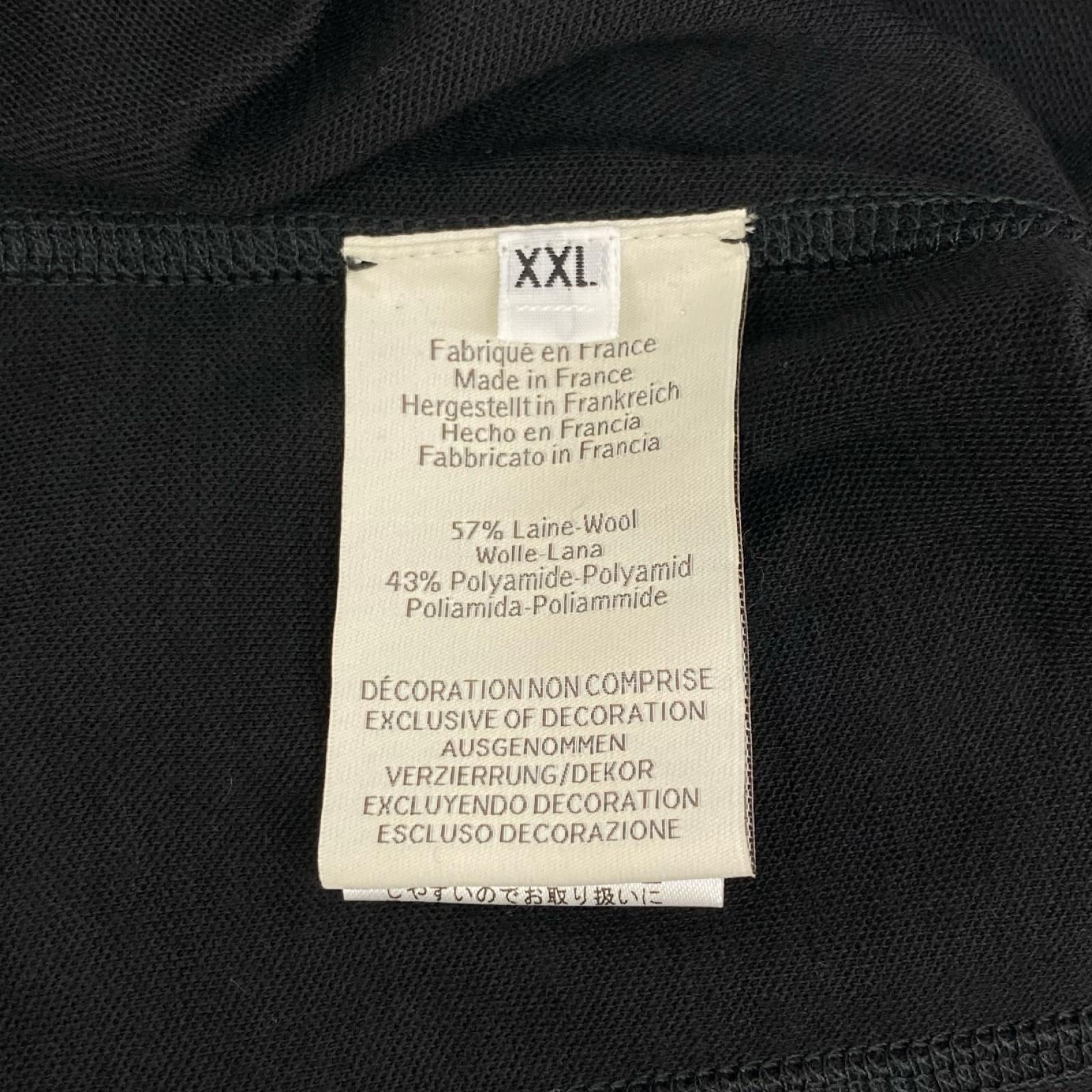 HERMES エルメス H800739E ブラック トレーニング Tシャツ トップス