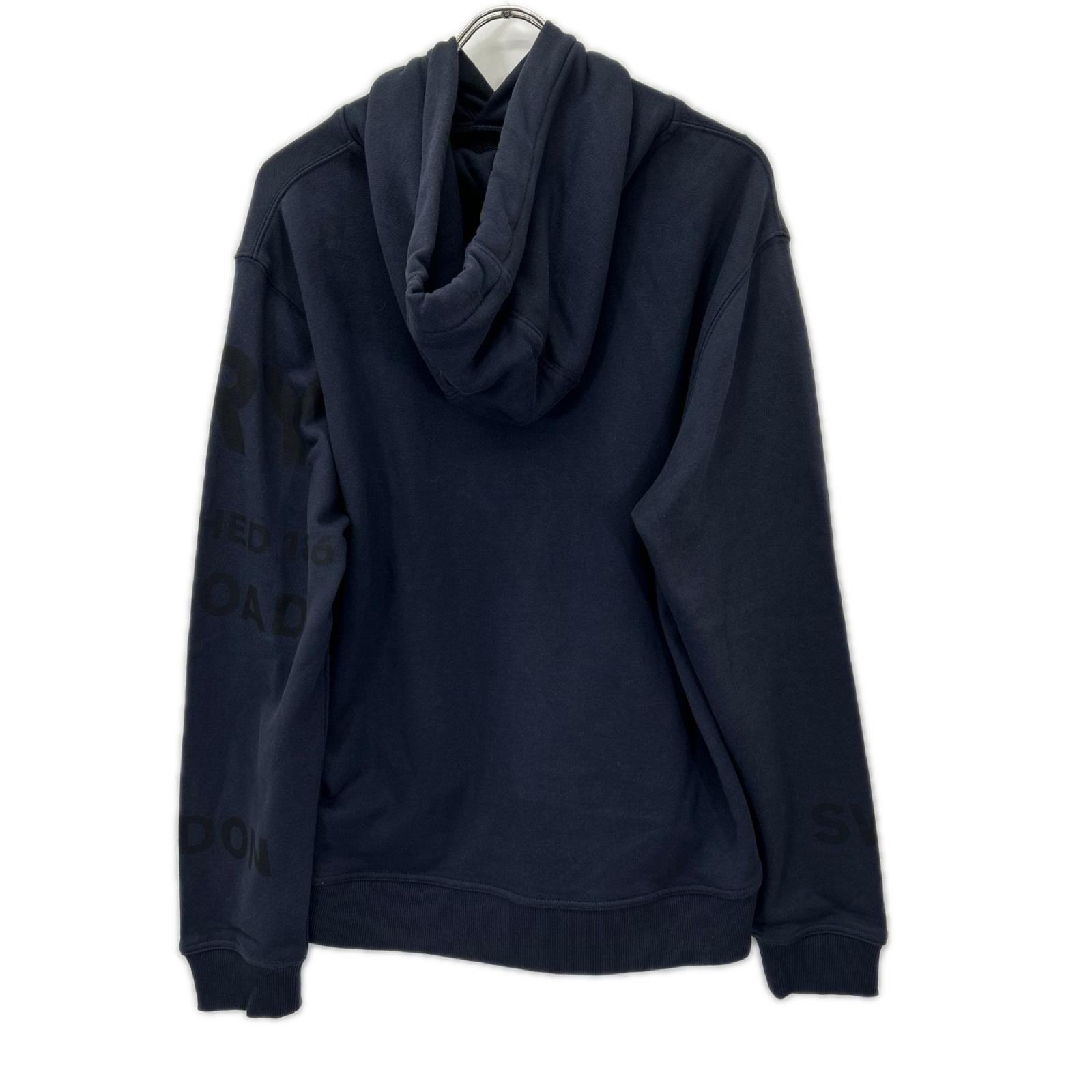 BURBERRY バーバリー 8084736 ネイビー ホースフェリープリント コットンフーディー トップス
