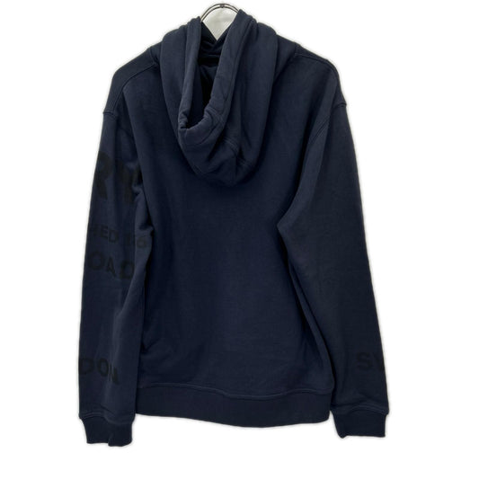 BURBERRY バーバリー 8084736 ネイビー ホースフェリープリント コットンフーディー トップス