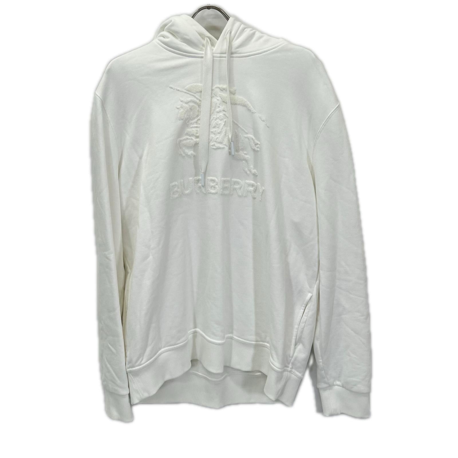BURBERRY バーバリー 8072753 ホワイト RAYNERBRIDGE EKDロゴフーディ トップス