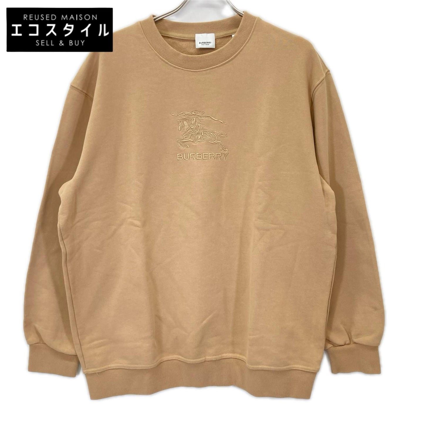 BURBERRY バーバリー ベージュ EKDロゴスウェット トップス