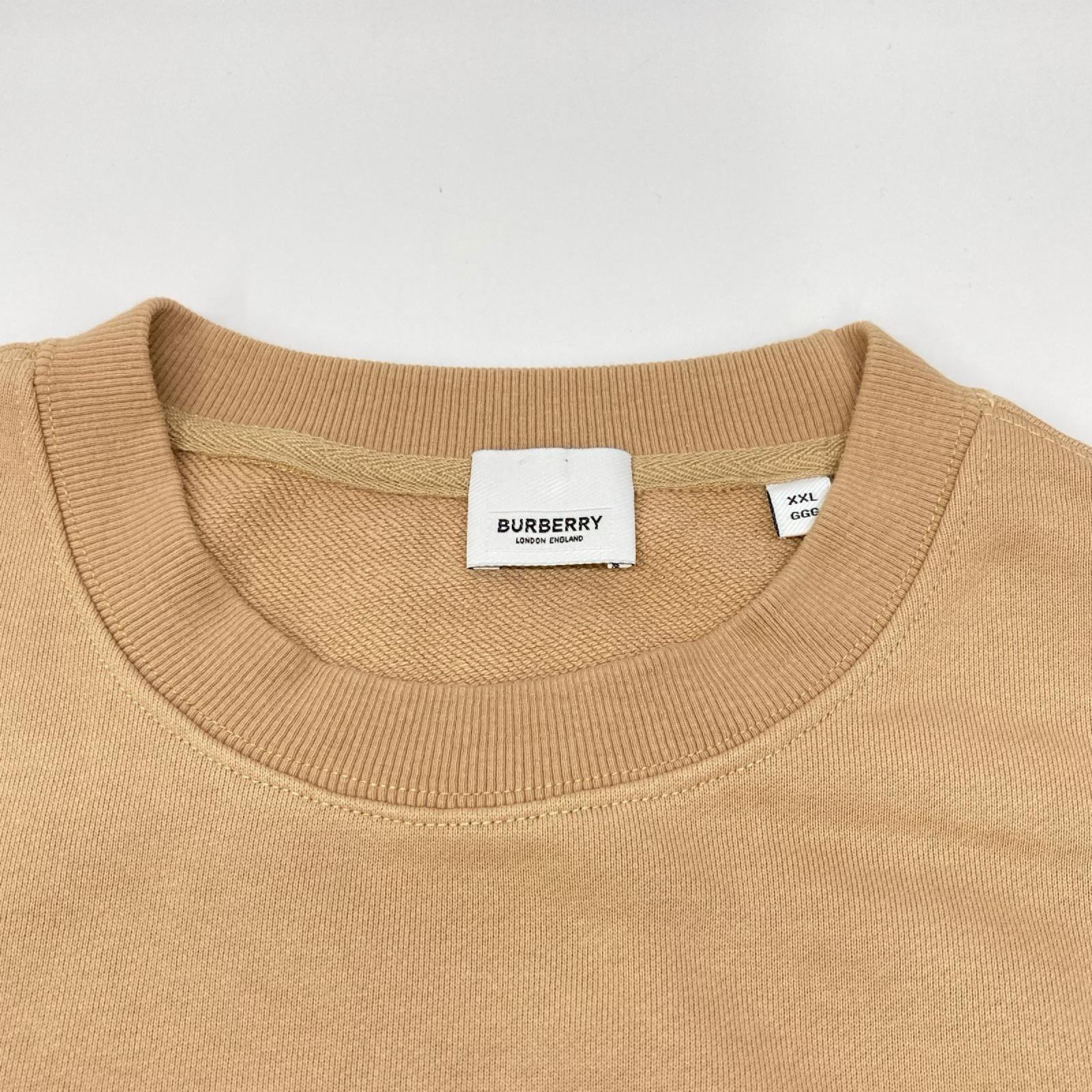 BURBERRY バーバリー ベージュ EKDロゴスウェット トップス
