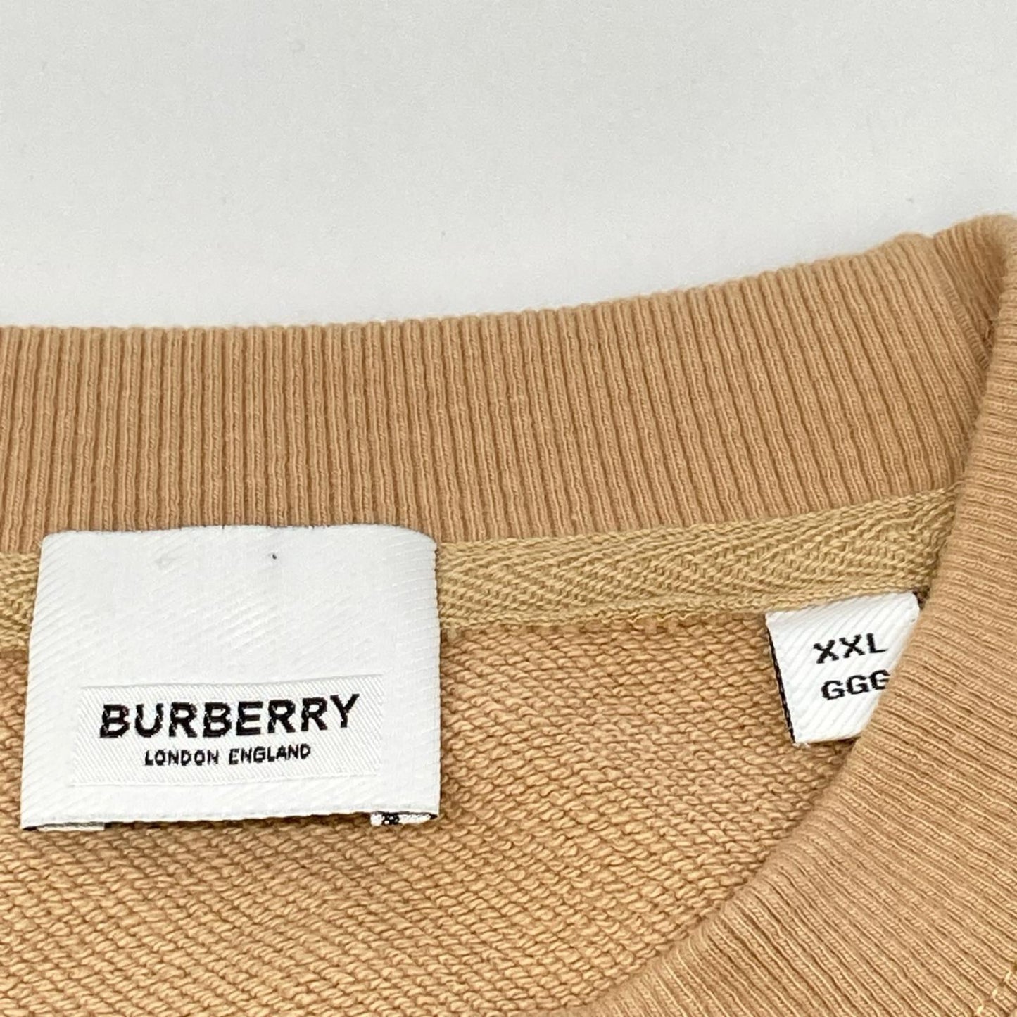 BURBERRY バーバリー ベージュ EKDロゴスウェット トップス