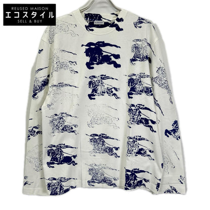 BURBERRY バーバリー SP24 8081356 GRAPHICS-FOR-2/ロゴ スクリーンプリント 長袖Tシャツ トップス