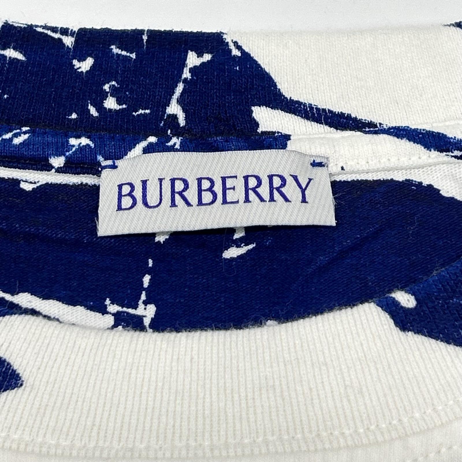 BURBERRY バーバリー SP24 8081356 GRAPHICS-FOR-2/ロゴ スクリーンプリント 長袖Tシャツ トップス