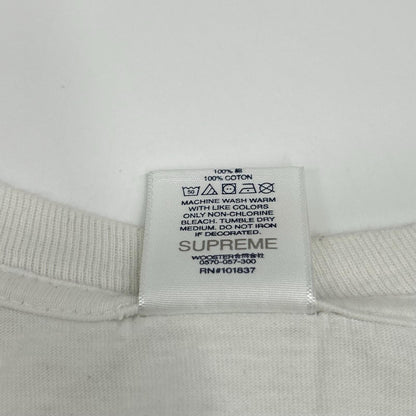 BURBERRY バーバリー ×シュプリーム ホワイト Box Logo Tee ボックス ロゴT-シャツ トップス