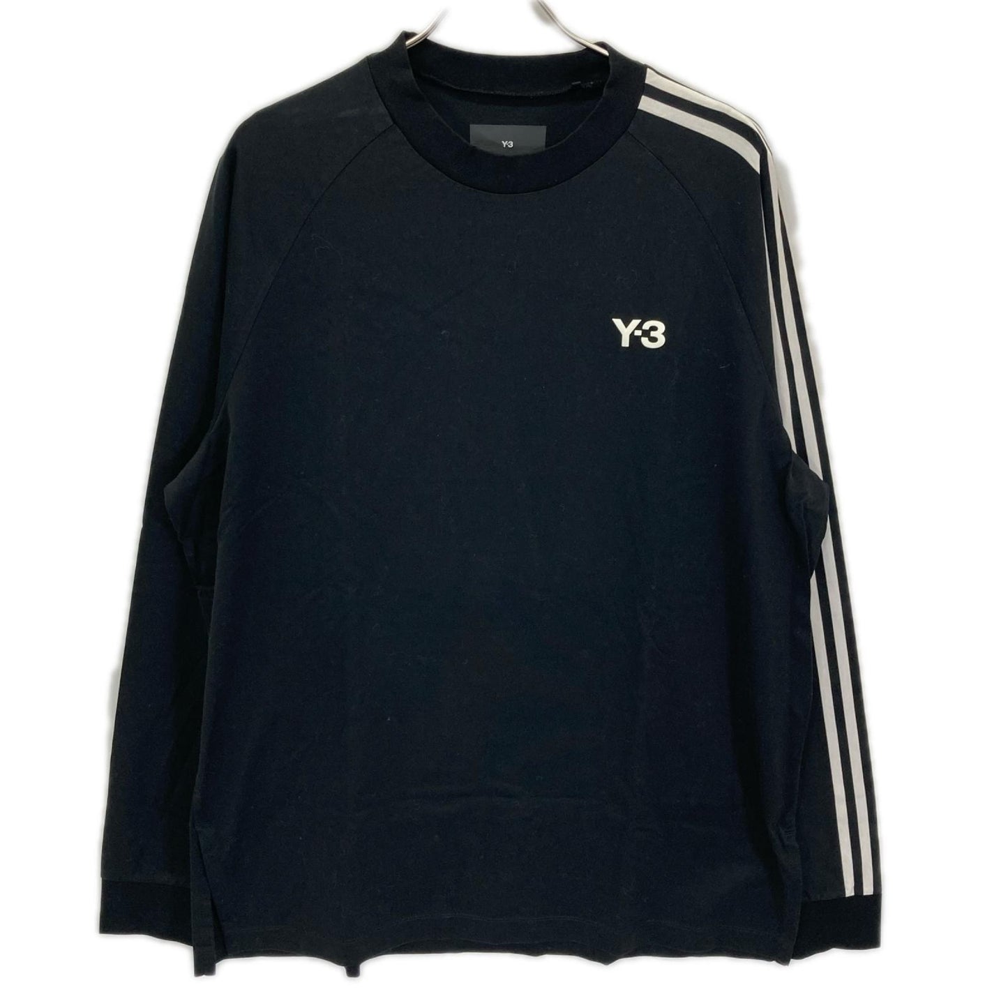 Y-3 ワイスリー H44800 ブラック 3S LS TEE スリーストライプ ロンT トップス