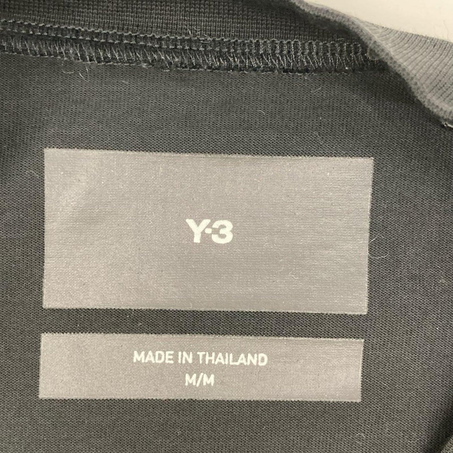 Y-3 ワイスリー H44800 ブラック 3S LS TEE スリーストライプ ロンT トップス
