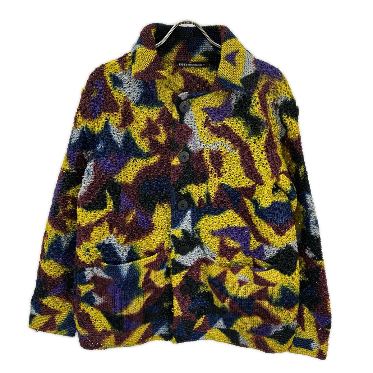 ISSEY MIYAKE MEN イッセイミヤケメン ME71KO212 17SS マルチカラー 染め加工 カーディガン トップス