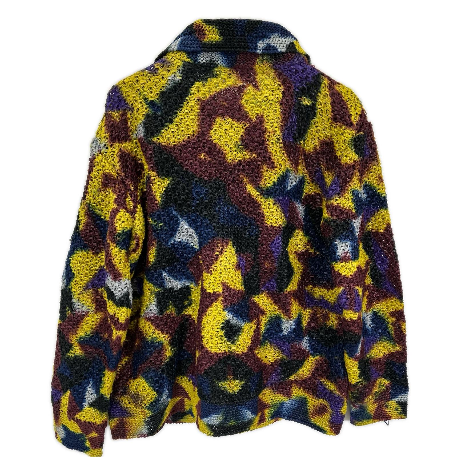 ISSEY MIYAKE MEN イッセイミヤケメン ME71KO212 17SS マルチカラー 染め加工 カーディガン トップス