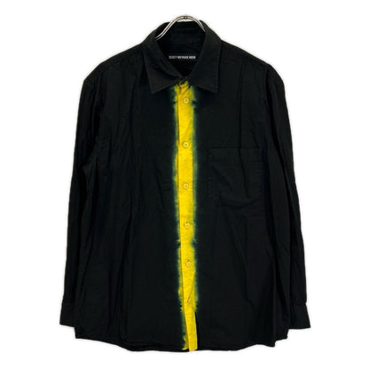 ISSEY MIYAKE MEN イッセイミヤケメン ME23FJ192 12AW ブラック×イエロー 染め シャツ トップス