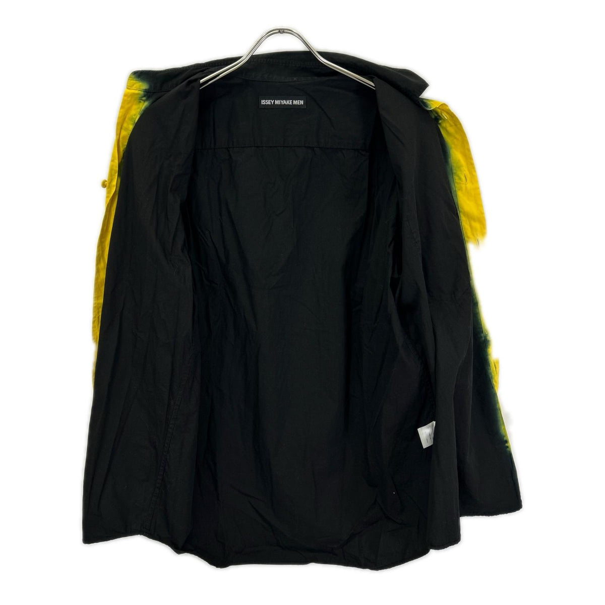 ISSEY MIYAKE MEN イッセイミヤケメン ME23FJ192 12AW ブラック×イエロー 染め シャツ トップス