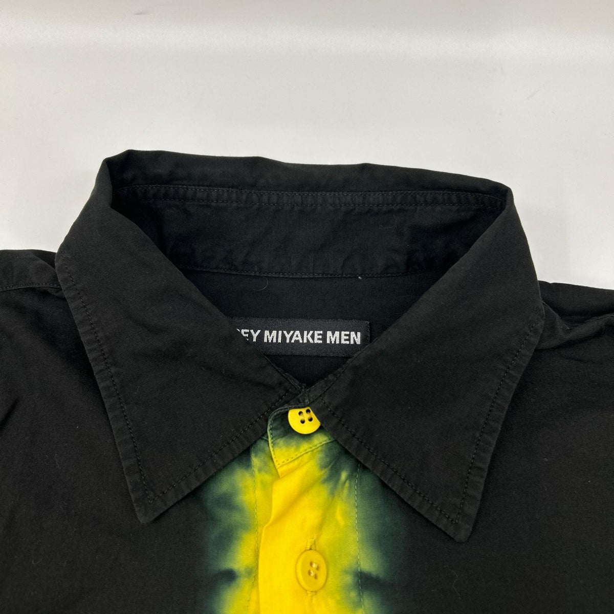 ISSEY MIYAKE MEN イッセイミヤケメン ME23FJ192 12AW ブラック×イエロー 染め シャツ トップス