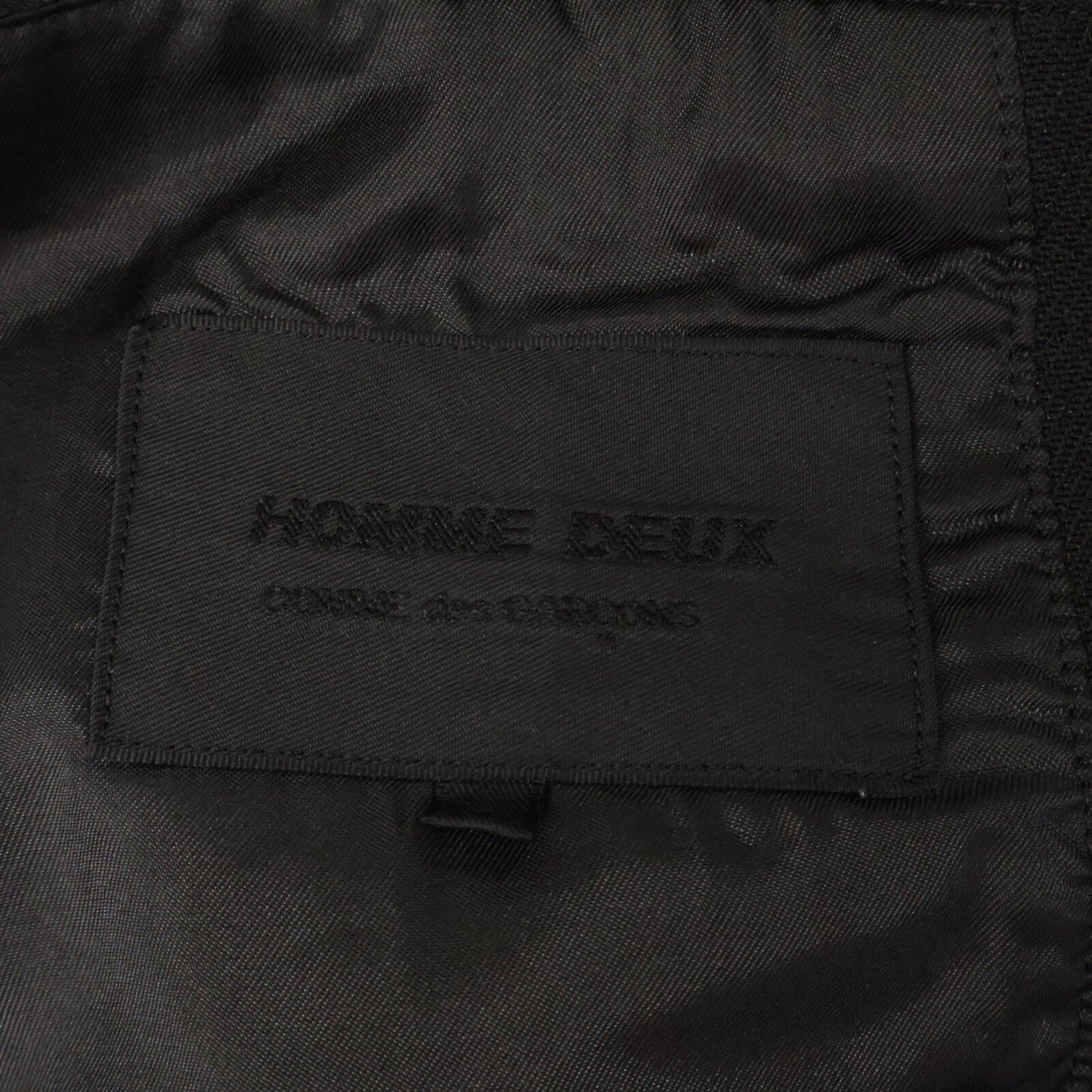 COMMEdesGARCONS HOMME DEUX コムデギャルソンオムドゥ 21年製 DH-J031 ブラック ポリ縮絨 ジャケット ジャケット