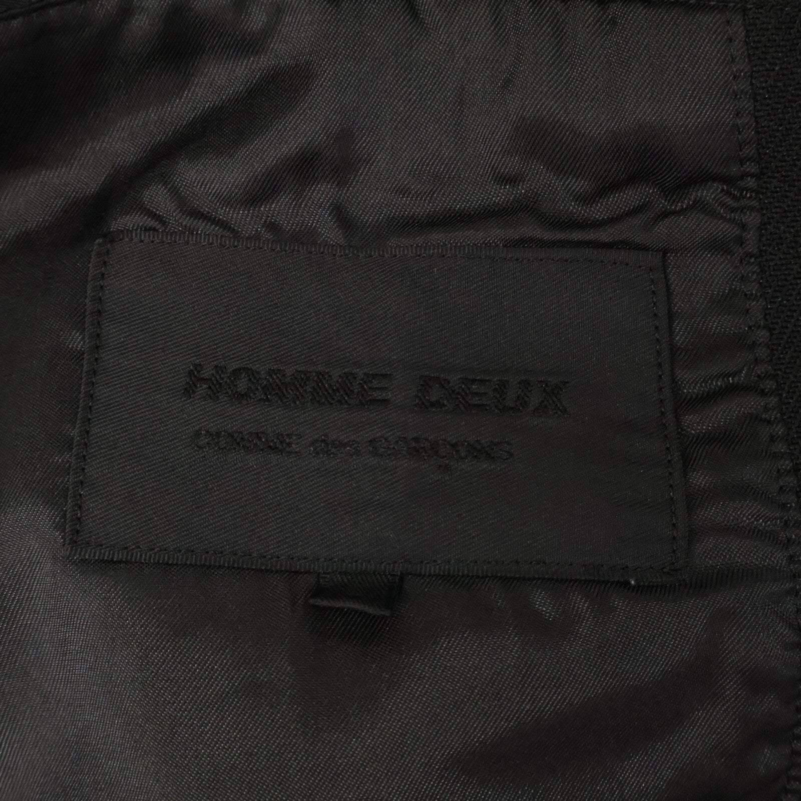 COMMEdesGARCONS HOMME DEUX コムデギャルソンオムドゥ 21年製 DH-J031 ブラック ポリ縮絨 ジャケット ジャケット