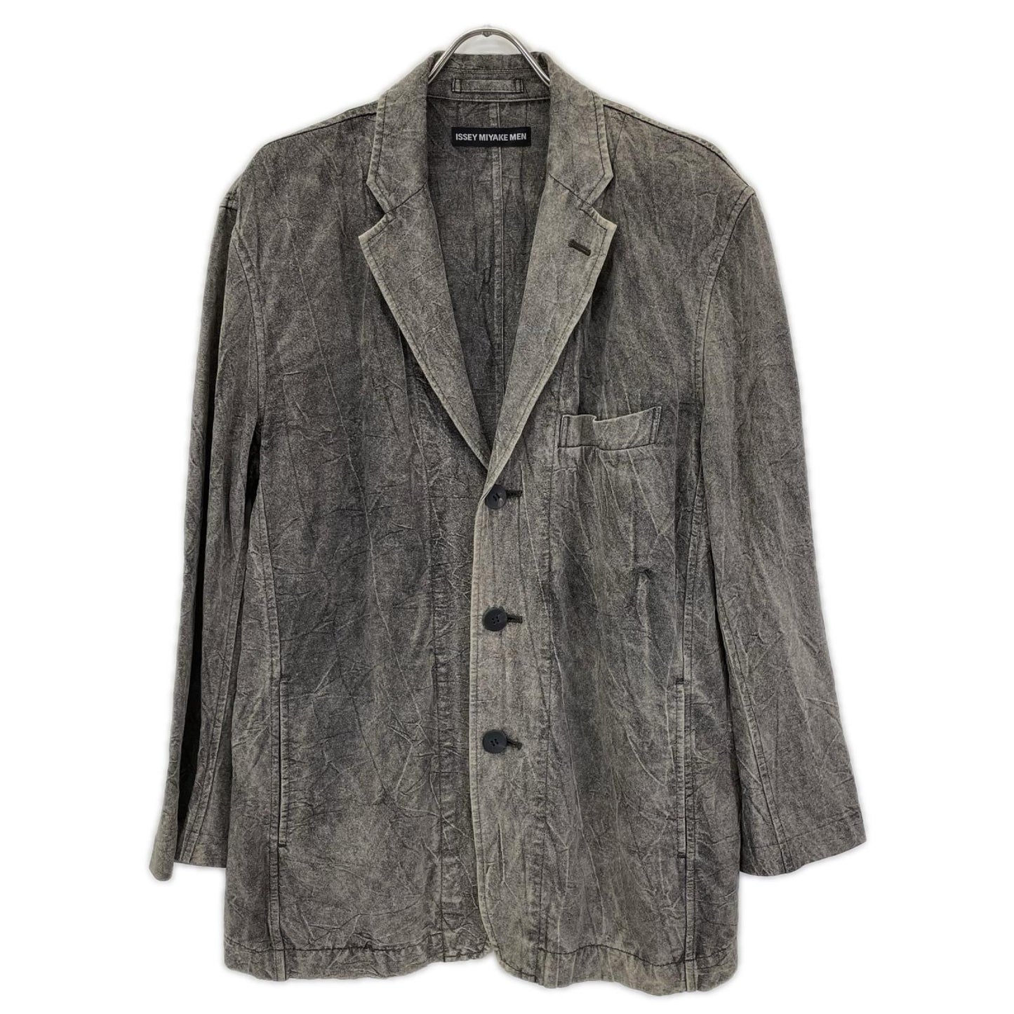 ISSEY MIYAKE MEN イッセイミヤケメン 14AW ME43FD041 リネン 製品染め テーラード ジャケット ジャケット