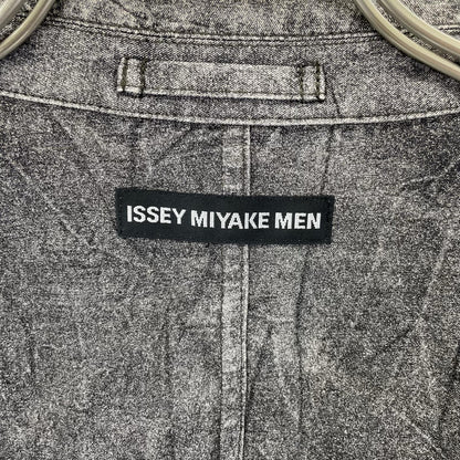 ISSEY MIYAKE MEN イッセイミヤケメン 14AW ME43FD041 リネン 製品染め テーラード ジャケット ジャケット