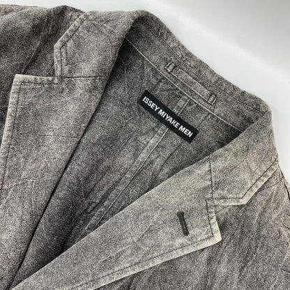 ISSEY MIYAKE MEN イッセイミヤケメン 14AW ME43FD041 リネン 製品染め テーラード ジャケット ジャケット